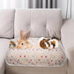 6 Pack Guinea Pig Cage Liner, Washable Guinea Pig Fleece Blankets Beding Accessories, Flannel Throw Warm Sleep Mat, Pet Pee Pads for Small Animal Hamster Rabbit Puppy Cat (26x14 Inch)