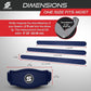 Sleeve Stars Tennis Elbow Brace for Women - Adjustable Tennis Elbow Strap, Golfers Elbow Brace for Men, Counterforce Brace for Tendonitis Relief, Fits 9"-23" (Single/Navy Blue)