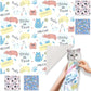 Cat Wrap for Grooming-Premium Cat Grooming Wrap Cat Restraint for Nail Clipping, Self-Adherent Soft Cat Blanket to Wrap Cat Anti-Scratch Anti-Escape Grooming Bag (White, L(Within 9lbs))