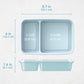 Bentgo 20-Piece Lightweight, Durable, Reusable BPA-Free 2-Compartment Containers - Microwave, Freezer, Dishwasher Safe - Sky