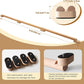8 FT Adjustable Beech Wood Balance Beam for Indoor and Outdoor UseImprove Balance,Flexibility, Ankle Foot Strength for All Ages Physical Therapy for Plantar Fasciitis Relief