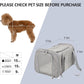 Cat Carriers Dog Carrier Pet Carrier For Small / Medium Cats Dogs Puppies (Up To 15lbs), TSA Airline Approved Small Dog Carrier Soft Sided, Collapsible Waterproof Travel Puppy Carrier - Grey
