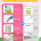 TECJOE Paint with Water Coloring Books for Toddlers, A to Z 26 Pages Animal Watercolor Paint Set with 3 Brushes, Mess Free Painting Activity for Kids Ages 4 5 6 7 8, Christmas Gifts Arts & Crafts Toy