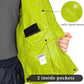 33,000ft Packable Rain Jacket Men's Lightweight Waterproof Rain Shell Jacket Raincoat with Hood for Golf Cycling Windbreaker