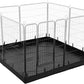 PJYuCien Rectangle Dog Playpen Bottom Pad - Fits 8 Panels 32" Width Metal Dog Pen -64"x64" Size 600D Oxford Cloth Waterproof Playpen Bottom Pad (Note: No Playpen)