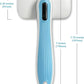 Pets First Premium Dog Brush & CAT Brush Self Cleaning Dog Slicker Hair Brush Easy to Clean Best Pet Grooming Brushes Shedding Grooming Tools for Dogs and Cats. Beautiful Gift for The Groomer!