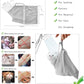 Anti-Scratch Silicone cat Shoes,Cat Claw Covers,Adjustable Multifunctional Anti-Bite Shower net Bag，Cat Grooming Mesh Bag,Cat Bathing Bag(Grey-2)