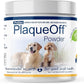 ProDen PlaqueOff Powder for Pets - Cat & Dog Breath Freshener - Plaque & Tartar Remover for Pet Oral Care - 180g
