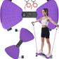 renZEC Waist Twister Machine, Adjustable Exercise Twist Board for Women Men, Noiseless Ab Twister for Home Gym Equipment, 330 lbs Capacity | Track Time, Reps, Calories with Digital Display