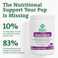 Doggie Dailies 5 in 1 Multivitamin for Dogs, Dog Multivitamin for Skin and Coat Health, Joint Health, Improved Digestion, Antioxidants, Support a Healthy Immune System (Peanut Butter) 225 Soft Chews