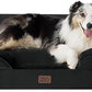 Bedsure XL Orthopedic Dog Bed for Extra Large Dogs - Washable XLarge Dog Cat Bed Waterproof, Comfort Dogs Couch Sofa with Washable Removable Cover, Pet Bed with Nonskid Bottom, Black, 42"