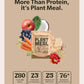 Plant Meal Replacement Shake - Chocolate - 25g of Plant Based Vegan Protein Powder, 76+ Organic Superfoods, Vitamins & Minerals, Mushrooms, Super Greens, Digestive Enzymes & Probiotics - 1 Serving