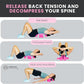 Thrival Arch Back Stretcher - Specialized Psoas Muscle Release Tool for Hip Flexor, Back, Glute, Iliacus, and Neck - Spine Decompressor, Trigger Point, and Myofascial Release – Pink