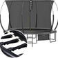 SkyBound 14 FT 12 FT 10FT 8FT 6FT Springless Trampoline for Kids and Adults - Recreational Trampolines with AntiRust Coating - Bungee Cords Outdoor Trampoline for Kids - No-Gap Design Zipper System