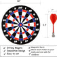 Magnetic Dart Board Game - Darts and Kids Dart Board Set,16 Inch Dart Board with 8 Strong Magnet Darts of 2 Colors,Best Kids Toy Gift Indoor Outdoor Games for Family and Friends