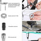 Swiss+Tech 30 Piece Bike Repair Tool Kit, Bicycle Maintenance Tool Set with Storage Case, Bike Accessories for Mountain/Road/Park Bike
