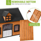 GUTINNEEN Dog House Outdoor with Strong Metal Frame Dog Kennel for Small Medium Large Dogs Puppy Cage for Winter Weatherproof