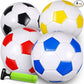 HyDren 4 Pack Soccer Ball with Pump Official Size 4/5 Deflated Soccer Balls Bulk for Outdoor Indoor Practice Training Sport Gift for Kids Boys Teen Youth Adult