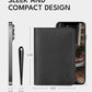 ALLIVE Passport Holder for Travel, Genuine Leather Passport Holder Women Men,Passport Cover Wallet,Travel Must Haves Airport Essentials Travel Gifts Black