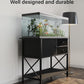 Fish Tank Stand 40 Gallon: Sturdy Aquarium Stand with Accessories Storage - Metal Tank Stands Table for 40-50 Gallon Reptile Breeder Turtle Terrarium - 36.6"x18.8" Weight Capacity 660 lbs