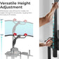 Sunny Health & Fitness Power Tower, Dip Bar, Push-Up & Pull Up Assisting Parallette Station w Optional Rock Climbing Grip Trainer