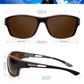 KALIYADI Polarized Sunglasses for Men, Sports Sun Glasses for Driving Cycling Fishing with UV protection
