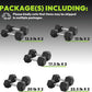 Hex Dumbbell Set, 30-480 lb Set Rubber Encased Exercise & Fitness Dumbbells, Weights Dumbbells Set, Hand Weight for Strength Training