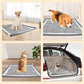Dog Pee Pad Holder, Puppy Pad Holder Tray for 24'' x 24'' Training Pads, 15pcs Dog Potty Tray Set Include High Edge Silicone Mat & 6 Activated Charcoal Disposable Puppy Pads & 8 Holder Clamps