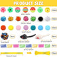 Kitten Toys, 60PCS Cat Balls Springs Toy Set, Cat Mouse Toy, Kitten Sparkle Crinkle Balls Furry Soft Pom Pom