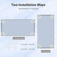 60x30 Inch Bathroom Mirror for Wall, Aluminum Frame Rectangle Rectangular Vanity Mirror, Modern Large for Bedroom, Living Room, Horizontal or Vertical, Black