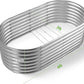 Land Guard Galvanized Planter Raised Beds, 631.99ft Keyhole Raised Garden Bed