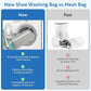 Shoe Bag for Washing Machine, Sneaker Cleaning Bag 2 PCS Set Grey, Fluffy Fiber Inside, Large Size Shoe Washing Machine Bag, 360 Laundry Bag for Tennis Gym Running Trainers Hiking