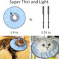 Waterproof Cat Recovery Collar, Adjustable Pet Cone Collar, Protective Cat Neck Cones to Stop Licking Wounds, Lightweight Kitten Cones After Surgery, Elizabethan E Collar for Cats, Small Dog, Puppy