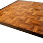 Big Floors 4X4DKOAKFLOOR Interlocking Lightweight Plastic Modular Dance Floor Kit (4' x 4'), Dark Oak, 32 Piece