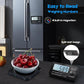 Food Scale with Detachable Display, 33lb Stainless Steel Kitchen Scales Digital Weight Grams and Ounces, Digital Food Scales for Kitchen, Baking Scale for Sourdough Bread Cooking, Weight Loss 1g/0.1oz