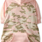 Rocky – The Orginal Lightweight Hooded TEE 100% Organic Cotton Dog Hoodie Pet Coat Sweater for Small, Medium, Large Dogs, Pink Half Camo, Small