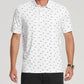 Golf Shirts for Men - Moisture Wicking Short Sleeve Performance Sport Casual Striped Collared Mens Polo Shirt
