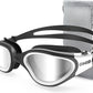 OMID Swim Goggles, P2 Polarized Swimming Goggles for Men Anti-fog Goggles Swimming for Adult Women