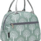 FlowFly Lunch Bag for Women Insulated Lunch Box Corduroy Lunch Tote Cooler for Travel Work Picnic, Dandelion
