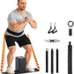 SR3 Pro Smart Home Gym Equipment,Portable Cable Machine for Home Workout ,Max 180lbs Resistance All-in-One Full Body Strength Trainer with Ambient Light
