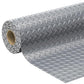 7.8 x 18 FT Garage Floor Mats for Under Car, 2.8mm Thickened Rubber Garage Flooring Roll, M Size 140.4 SQFT Garage Car Mat for Mid-Size SUVs, Sports Car, Light Grey