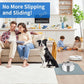 3L Large Capacity Stinless Steel Dog Water Bowl and Waterproof Silicone Dog Food Tray, Slow Down Drinking Pet Water Bowl