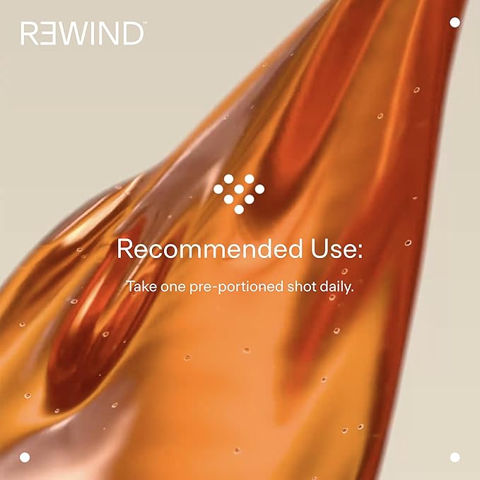 LTH Rewind Collagen Elixir - Trusted by Life Time Fitness Members - with Collagen Peptides, Hyaluronic Acid & Antioxidants - Supports Hair, Skin, Joint & Bone Health - Berry-Sorbet, 30 ml (15 Pack)