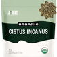 J Mac Botanicals Organic Cistus Incanus tea, also known as Rock Rose or Shepherd's Tea