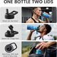 32oz Insulated Water Bottle, Triple Wall Vacuum Stainless Steel Water Bottles - Keeps Cold 48H, Reusable 1/4 Gallon water flask Jug for Gym, Sports, Camping, Hiking,Travel, Starlight Blue