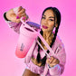 BlenderBottle Sport Sleek Insulated Stainless Steel Shaker Bottle with Wire Whisk, 25-Ounce, Flamingo Ombre – Protein Shakes & Hydration for Athletes & Fitness Enthusiasts, Easy Mixing, Slim Easy to Hold, Keeps Drinks Cold, Lockable Lid