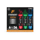 Cirkul Fission Flavor Cartridge Variety Pack with Caffeine, 6-Pack (2 Send It, 2 Jackpot, 2 Blue Magic), No Sugar, Zero Calorie Drink Mix