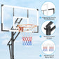 10FT Basketball Hoop Adjustable Easily, Basketball Hoop Outdoor with Shatterproof PC Backboard, Portable Basketball Hoops & Goals for Kids/Teens/Adults in Backyard, Driveway and Court