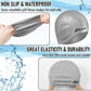 Janmercy 3 Pcs Swim Caps for Boys Girls Silicone Swimming Hat with 3D Ear Pockets for Age 6-15 Bath Hats Short/Long Hair with Ear Plug Nose Clip Supplies