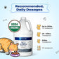 Life Line Pet Nutrition Wild Alaskan Fish Oil for Dogs and Cats 128oz – Omega 3 Fish Oil Supplement for Skin & Coat, Brain, Eye & Heart Health